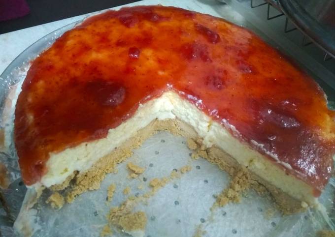 Cheesecake sin horno ?? Receta de Delia- Cookpad