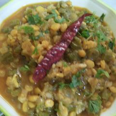 A picture of Turai-Chane ki dal ki sabji.