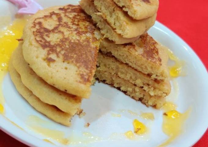 Banana Oats Pancakes Recipe