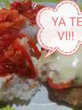 Milanesas napolitanas con "ya te vi" 😜