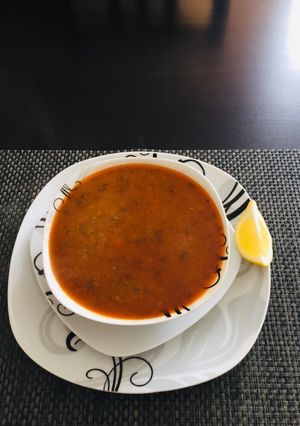 صورة لوصفة شوربة فريك على طريقتي