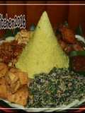 Nasi Kuning Magicom / Nasi Tumpeng Komplit Murah Mudah Istimewa