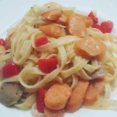 รูปของ Fettucini aglio olio