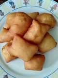 Lemon infused mandazi