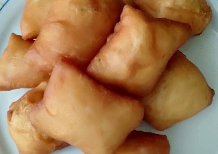 Lemon infused mandazi