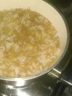 صورة لوصفة رز بالشعيريه