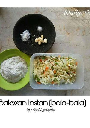 Foto resep Bakwan/Bala-bala kriuk Instan