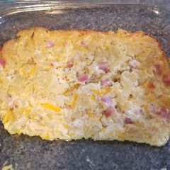 A picture of Southwest hash brown casserole.