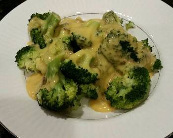 Update, Make Recipe Brads steamed broccoli with roasted hatch chile cheese sauce Yummy