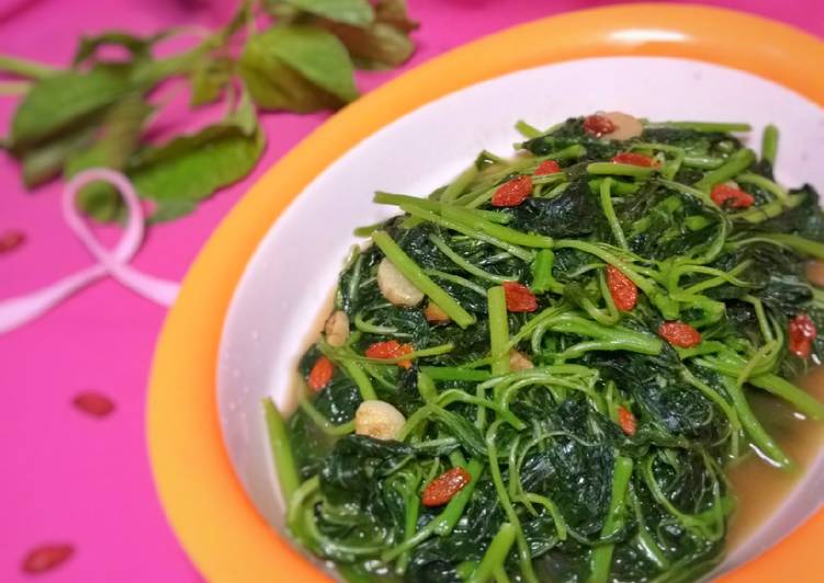 122. Tumis Bayam Gojiberry