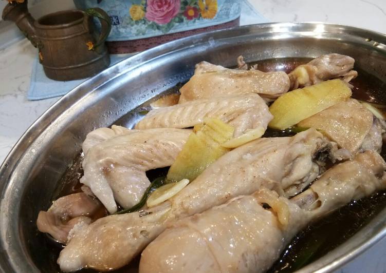 Easiest Way to Prepare Super Quick Homemade Simple Steamed Chicken