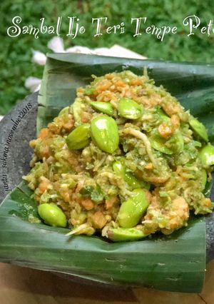 Foto resep Sambal Ijo Teri Tempe Pete