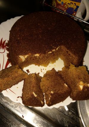 A picture of Milk powder egg cake.