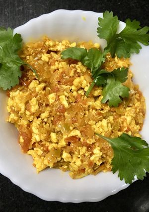 A picture of Paneer bhurji.