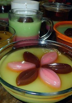 Foto resep Puding Lapis Full Color
