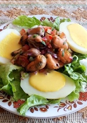 Una foto de Ceviche de choritos