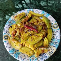 A picture of Spiny Gourd/Kantola Fry.