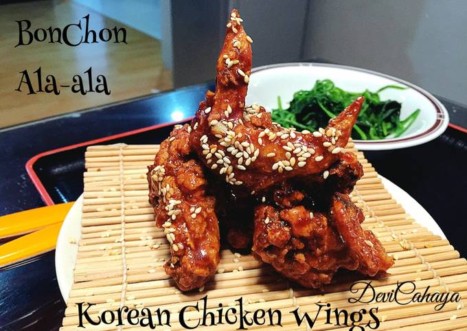 Resep Korean Chicken Wings (BonC**** Ala-ala) Anti Gagal
