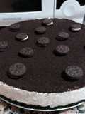 Tarta fría de queso y galletas oreo
