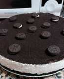 Tarta fría de queso y galletas oreo