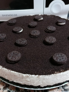Foto principal de Tarta fría de queso y galletas oreo