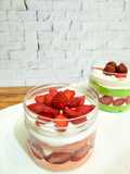 805. Strawberry Dessert Jar