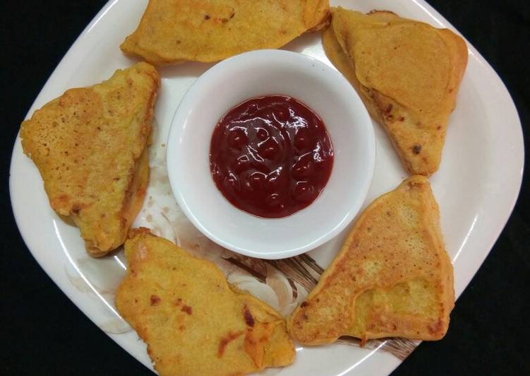 Guide to Prepare Bread chilla in 28 Minutes for Mom