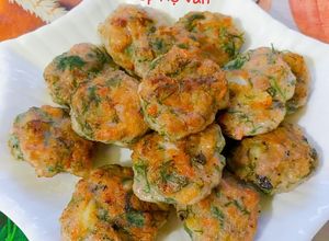 Hình của món Chả cá thác lác rau thì là.