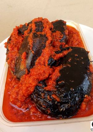 A picture of Smoked fish stew.