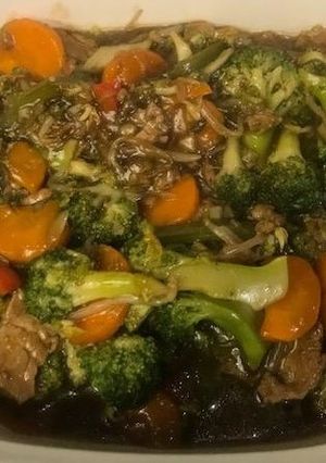 Una foto de Carne cantonesa