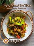 Daging Goreng Sos Tiram