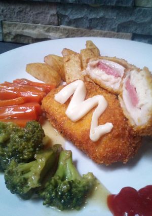 Foto resep Chicken cordon bleu
