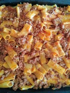 Una foto de Pasta al horno