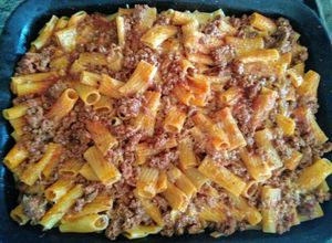 Una foto de Pasta al horno