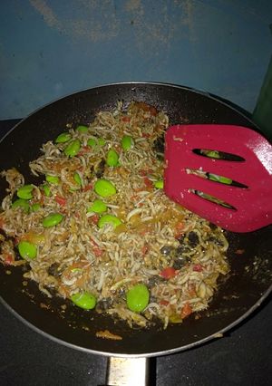 Foto resep Sambal teri medan pete