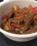 Lomo Rollizo en Fajitas