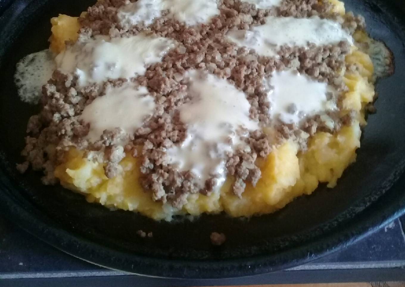 Pastel de papa y calabaza🏡