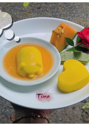 Hình của món ĐẬU HỦ NON BẮP. SỐT DƯA LƯỚI.