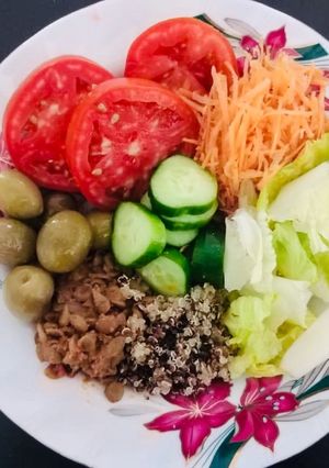 عکسی از دستور بشقاب سبزيجات وگان 🌱