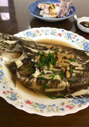 豆醬蒸比目魚 的食譜成品照片