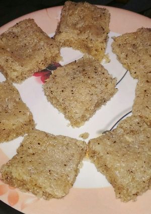 A picture of Coconut burfi.
