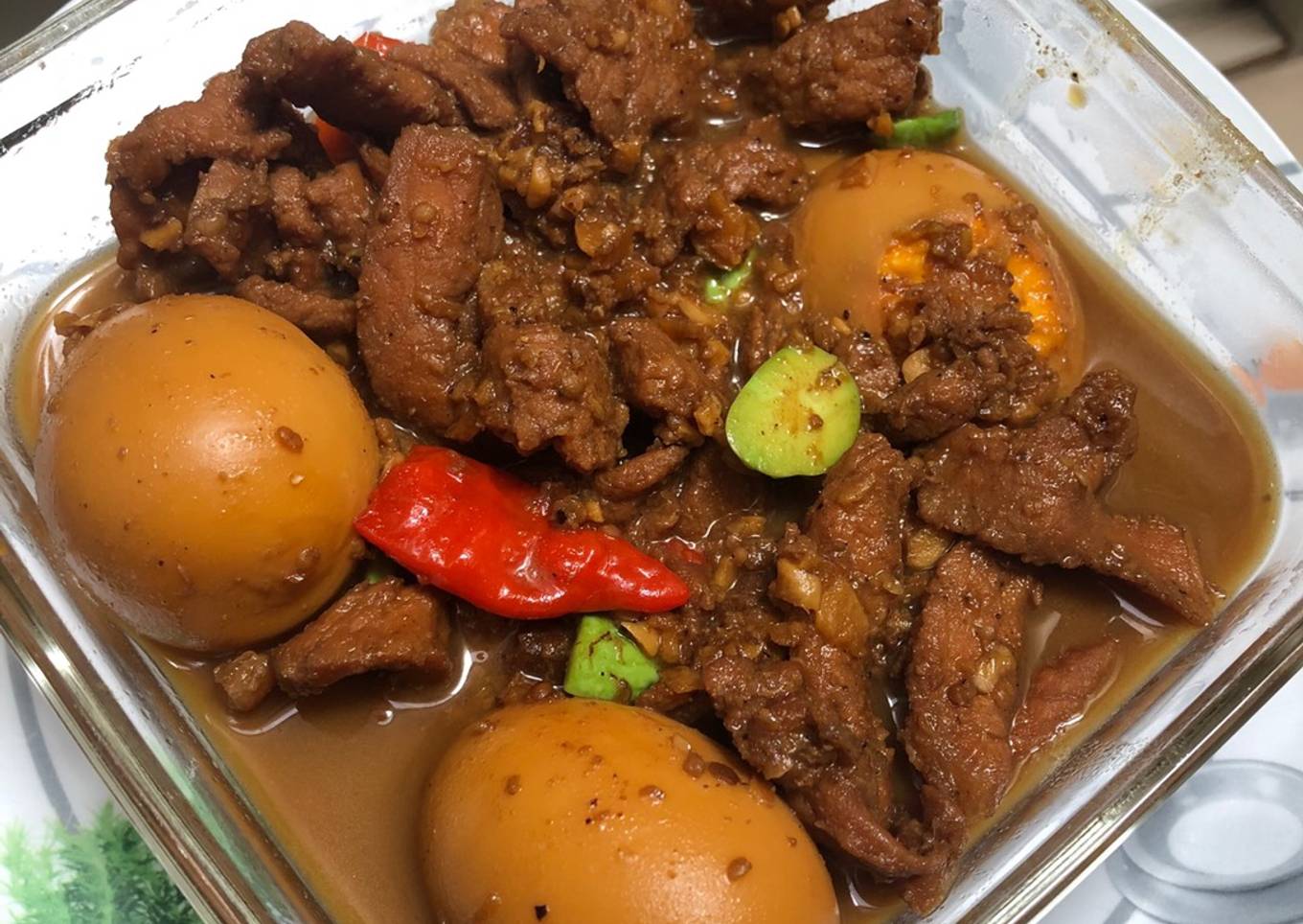 Babi Kecap Masak Pete ala Rumahan