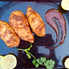 Smoky Bbq Chicken Tikka A picture of Smoky Bbq Chicken Tikka.