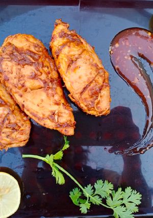 A picture of Smoky Bbq Chicken Tikka.