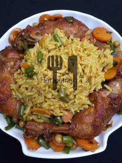 A picture of Vegetable jollop rice.