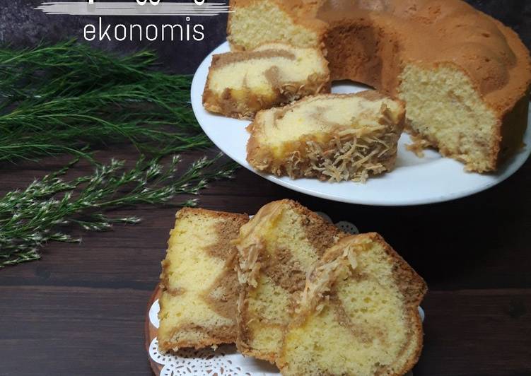 Bolu panggang ekonomis (2 telur)