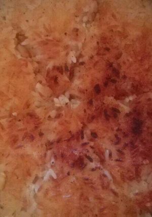 Una foto de Tortilla de arroz del día anterior!