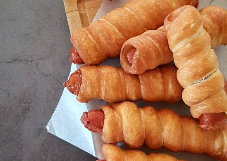 Simple Way to Make Favorite Fried Hotdog Bread