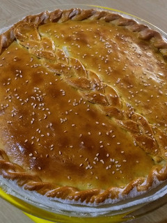 Una foto de Tarta de zanahoria - masa casera Pascualina
