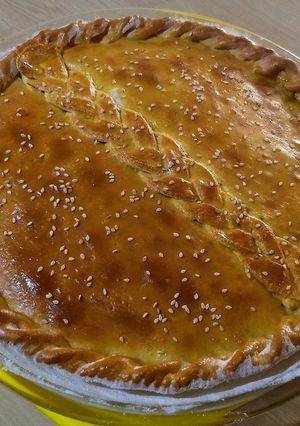Una foto de Tarta de zanahoria - masa casera Pascualina